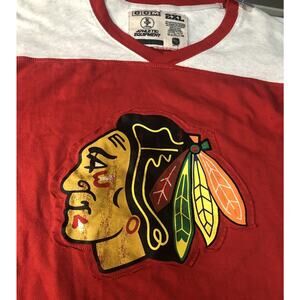 VTG Chicago Blackhawks NHL Jersey Hockey CCM Size 2XL Knit Fan Amazing